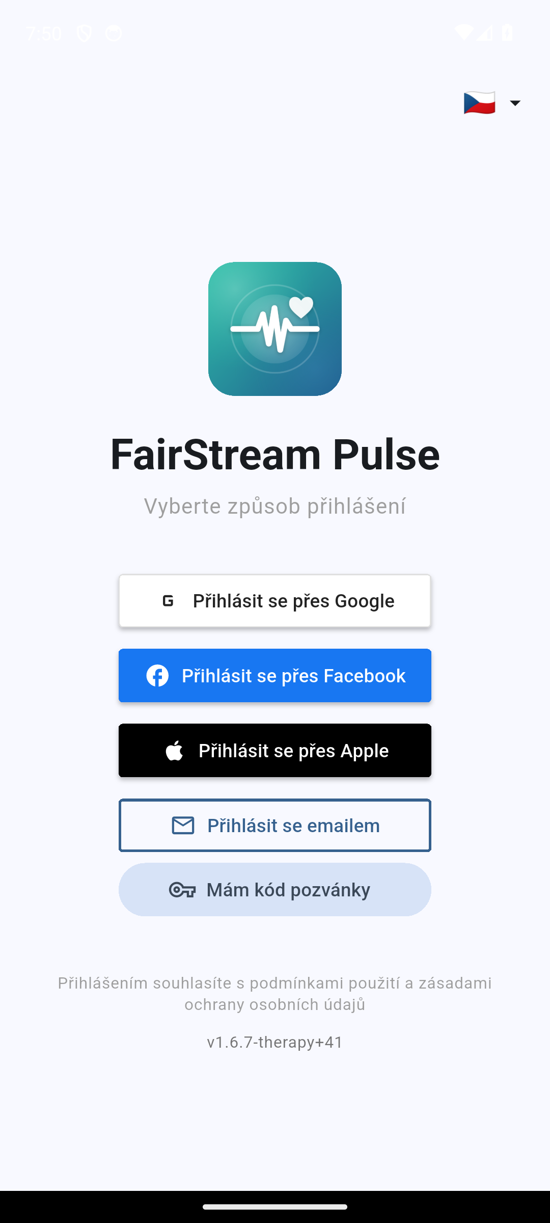 Přihlášení